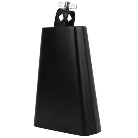 7 BLACK METAL Cowbell Cattle Bell Percussion Musical Instrument 7 ABE ...