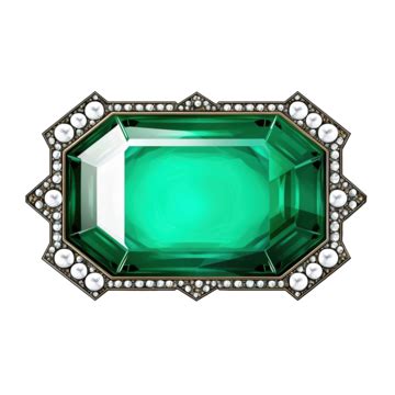 Emerald Green Crystal And Gem Border Label, Emerald, Label, Speech Bubble PNG Transparent Image ...