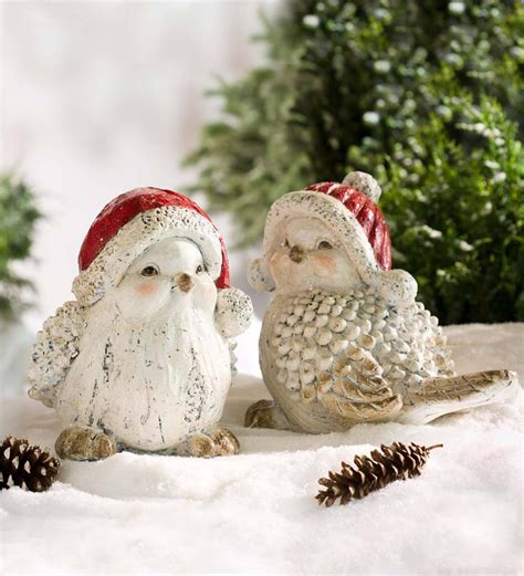 Holiday Bird Accents, Set of 2 - Crafted of weather-durable resin ...