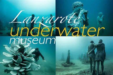 Divers Amazing Attraction Of The Atlantic: Underwater Sculpture Museum In Lanzarote - World ...