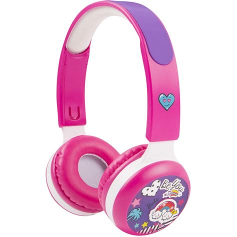 Barbie Kids Safe Headphone With Stickers | BIG W