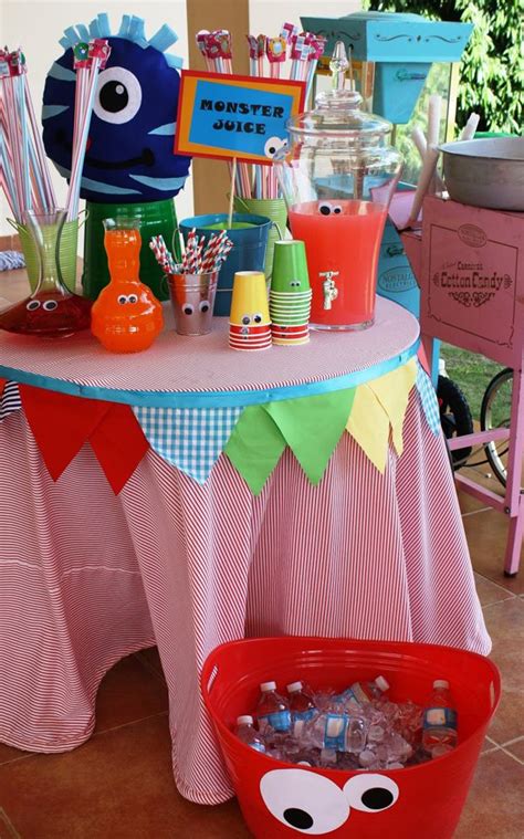 Monster birthday party supplies ideas planning idea cake decorations ...