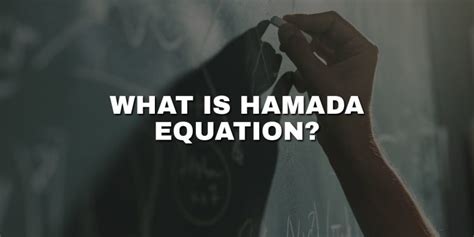 What is Hamada Equation – Formula and Practical Application? – The Financial Horizons ...