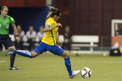 Record for Marta as Brazil, France get World Cup wins