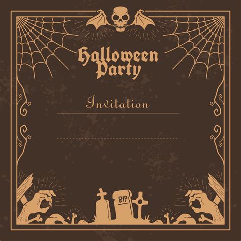 Home Halloween Invites - 10 Free PDF Printables | Printablee