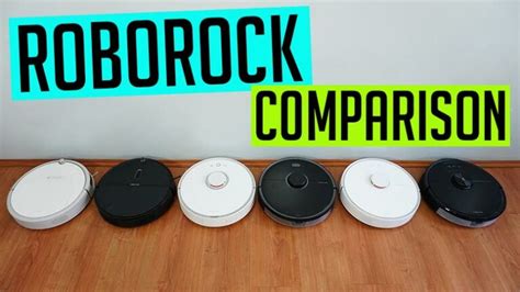 Roborock Comparison: E25, E35, E4, S4, S4 Max, S5, S5 Max, S6 MaxV, S7 ...