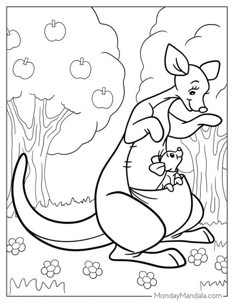 Disney Kanga And Roo Coloring Pages