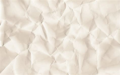 White crumpled paper, , macro, paper backgrounds, crumpled paper ...