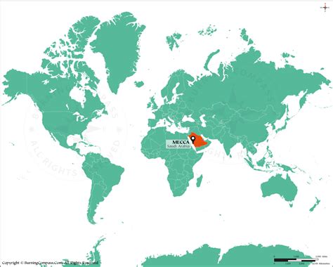 Where is Mecca Located ? - Mecca on World Map