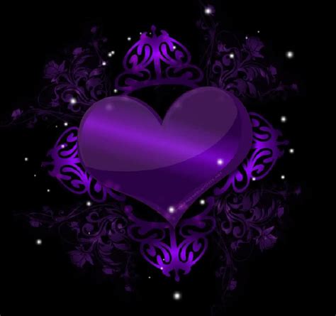 🔥 [140+] Purple Heart Backgrounds | WallpaperSafari