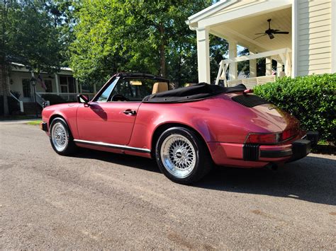 Pretty in Pink: 1989 Porsche 911 Carrera Cabriolet