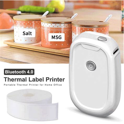 Wireless Bluetooth Mini Thermal Label Maker Printer – shirem