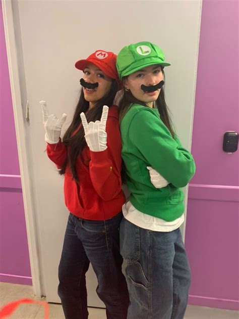 mario and luigi🫶🏼 | Halloween costumes, Luigi halloween costume, Matching halloween costumes