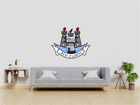 Dublin Gaa Crest Wall Decal Sticker