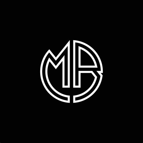 MB monogram logo circle ribbon style outline design template 4205877 Vector Art at Vecteezy