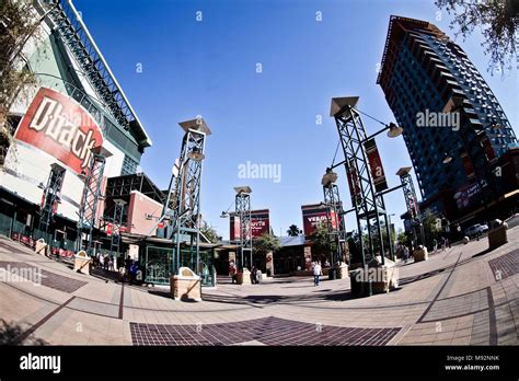 Major League Baseball Stadium, MLB. Chase Field Stadium in Phoenix ...