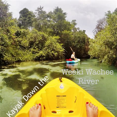 Kayaking Down the Weeki Wachee River - #travelcolorfully