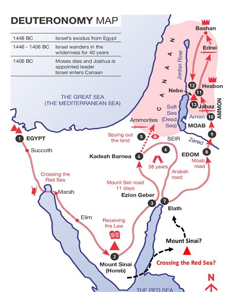 Deuteronomy Map