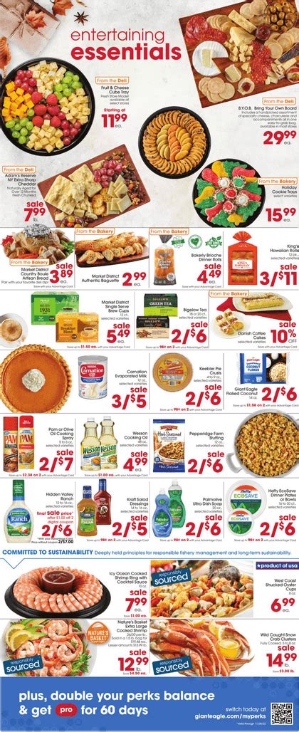 Giant Eagle Weekly Ad Nov 17 – Nov 23, 2022 (Thanksgiving Promotion ...