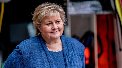 Erna Solberg / The Prime Minister of Norway, Erna Solberg, in Tromso ...