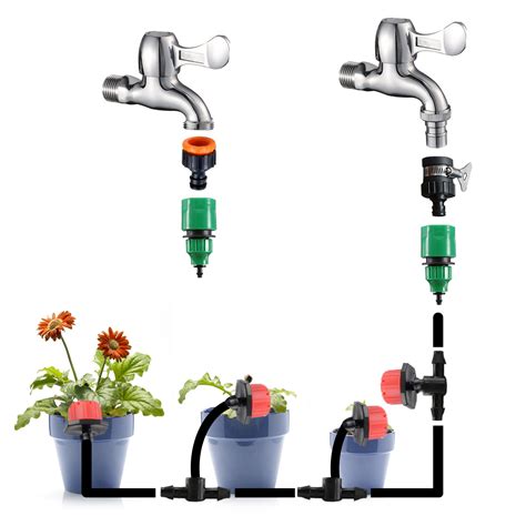 15M Watering Irrigation Kits Automatic Sprinkler System Kit Micro Drip ...