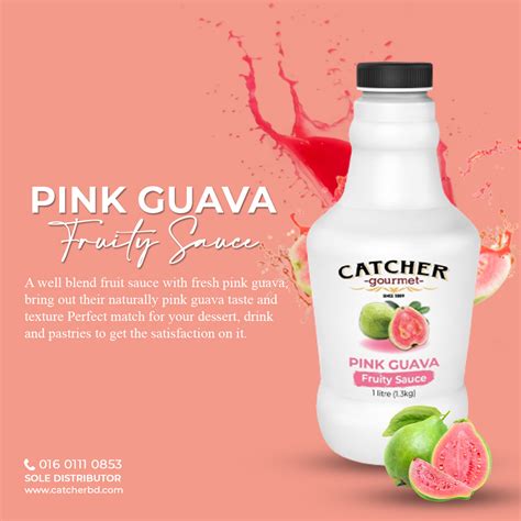 Pink Guava Fruity Sauce – Catcher Gourmet