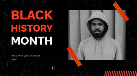 Black History Month Template Google Slides