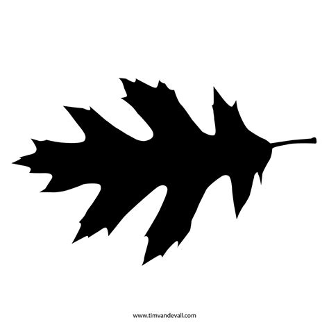 leaf-silhouette - Tim's Printables