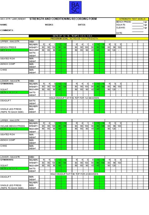 Rugby Workout Plan Pdf | EOUA Blog