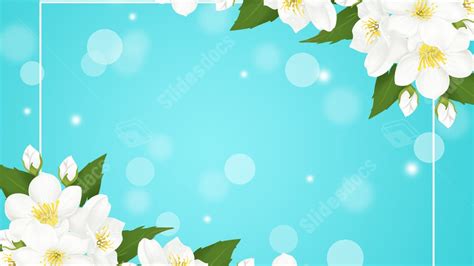 Light Effect White Flower Flowers Beautiful Nature Powerpoint Background For Free Download ...