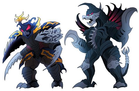 Megalon and Gigan by NickOnPlanetRipple on DeviantArt