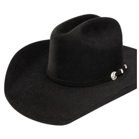 Stetson - Stetson Cowboy Hat Mens 4X Felt Cattleman Corral Black SBCRAL-754007 - Walmart.com ...