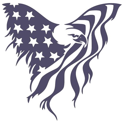 Eagle American flag DXF file download Free - Free Vector