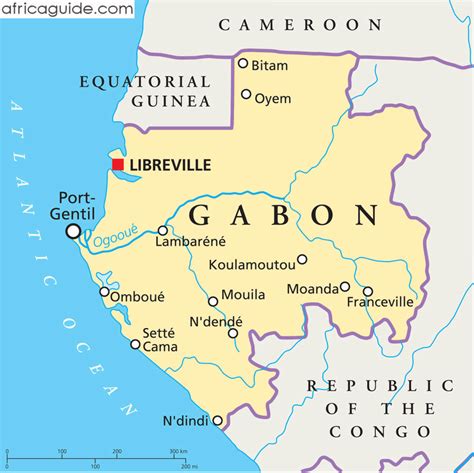 Detailed Political Map Of Gabon Gabon Africa Mapsland - vrogue.co