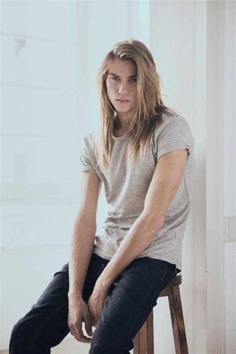 Male Models With Long Blonde Hair - Long Hair