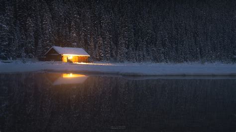 Banff Night Light. Photograph by Steve Zhang - Fine Art America