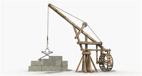 Medieval Wooden Crane 3D Model $59 - .max .obj .fbx - Free3D