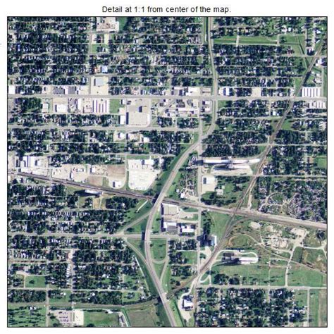 Aerial Photography Map of Hutchinson, KS Kansas