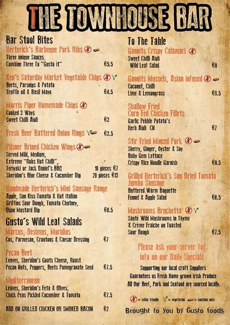 the best bar food menu - Yahoo Image Search Results | Bars recipes, Food menu, Bar menu