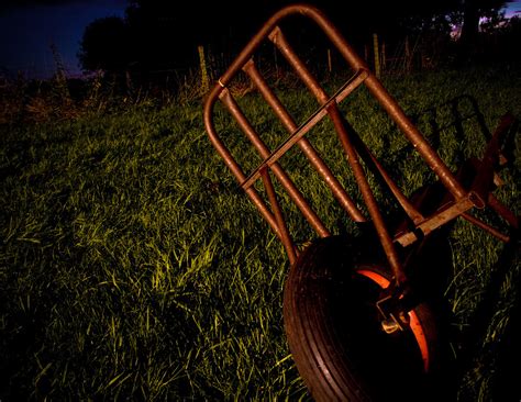 Old wheelbarrow | Old wheelbarrow casting a shadow. Picture … | Flickr