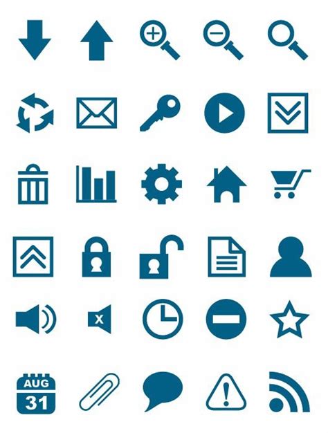 Free Vector Icon Set | Free Icon | All Free Web Resources for Designer - Web Design Hot!