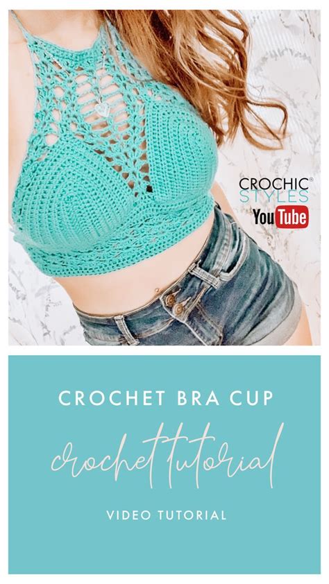 Crochet Bra Cup Sizing - CroChic Styles® | Crochet bra cup, Crochet bra ...