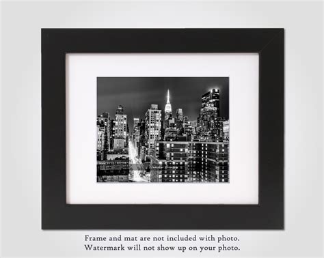 New York Photography Manhattan Skyline at Night, With New Yorker Hotel ...