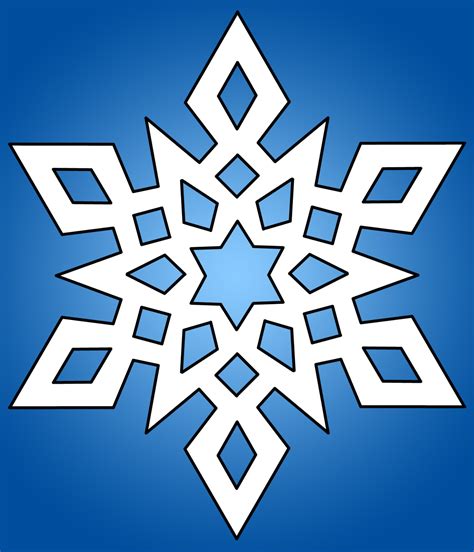 Clip Art: Snowflake (Color) - Winter - Snow - Season - Illustration ...