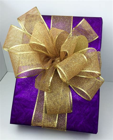 Big Gold Bow | Bows, Gift wrapping, Wrap