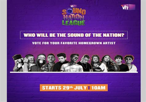 Vh1 Sound Nation League 2020-battle of homegrown artists