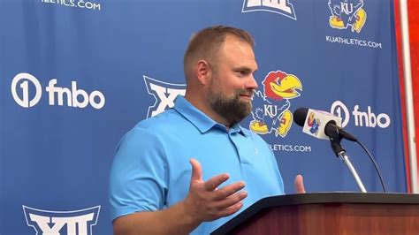 Kansas Football OC Andy Kotelnicki on the KU offense entering Week 2 at ...