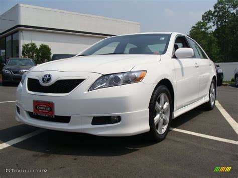 2009 Super White Toyota Camry SE #66681412 | GTCarLot.com - Car Color Galleries