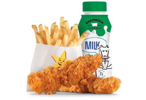 Hardee's Chicken Tenders Kids Meal Nutrition Facts