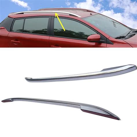 For Toyota YARiS 2013 2016 2pcs silvery Decoration Top Roof Rack Rail Mount-in Body Kits from ...